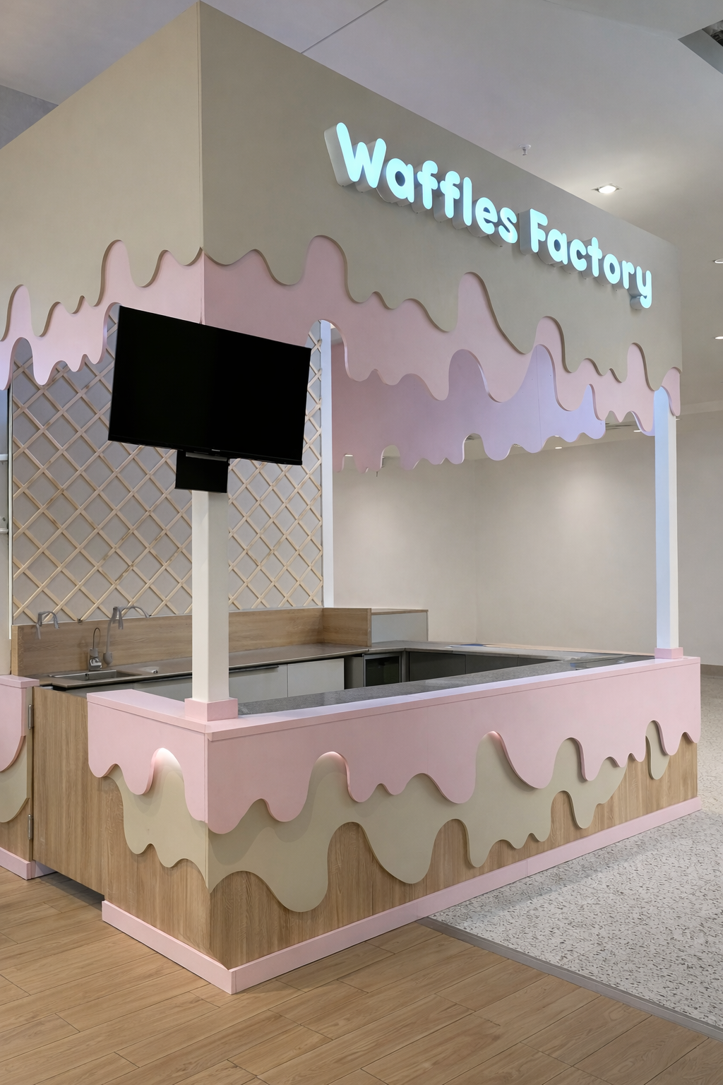 Insulă comerciala- Waffles Factory, Port Mall